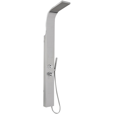 Parete Attrezzata Multifunzione Mod. Loira Inox