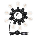 Party Light 36V 10 A60 E27 Spiral Filament LED 4+5m Luci di Natale