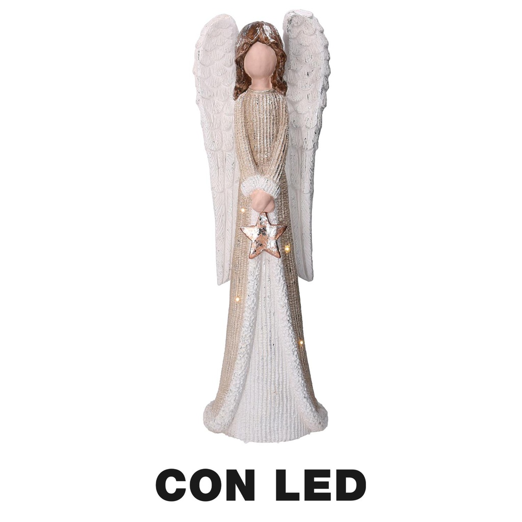 Angelo resina led oro cm22x15h66