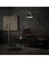 Lampada da terra Manhattan in metallo grigio STS