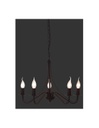 Lampadario Rustico Country Ruggine 5xE14 Ø55 cm Trio Lighting
