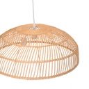 Lampadario rattan naturale con attacco cm ø60