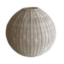 Lampadario rattan naturale sfera cmø37h37