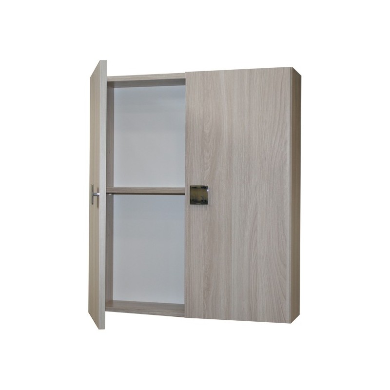 Pensile bagno multiuso olmo 2 ante con ripiano interno 60x17xh.70 cm(BLANCAPENSILE60OL)