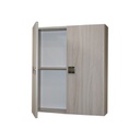 Pensile bagno multiuso olmo 2 ante con ripiano interno 60x17xh.70 cm(BLANCAPENSILE60OL)