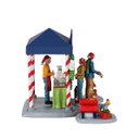 Lemax Santa Claws &amp; Paws Set Of 3 - Set di 3 Babbo Natale Artigli e Zampe per villaggio di Natale
