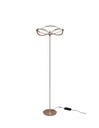 Piantana Charivari Diffusore Fiocco Led Dimmer Ottone Trio Lighting
