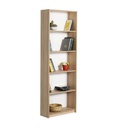 Libreria a 5 ripiani colore sonoma