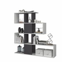 Libreria bianco ghisa 145x145x29 cm. AKTIF