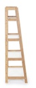 Libreria in legno di bamboo quattro ripiani BROOKLYN 62x38x h130 cm