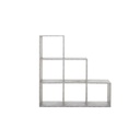 Libreria scaffale 6 scomparti colore cemento 116x33xh.118 cm