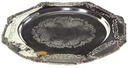 Piatto ottagonale silver bh-0166 Ø cm. 30