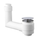 Piletta lavabo con troppopieno integrato - Innovativa soluzione 63 x 1&quot;1/4