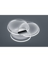 Plafoniera 3 Cerchi Led Sedona Cromo Dimmerabile Ø80 cm Trio Lighting