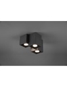 Plafoniera 3 Cubi GU10 Fernando Nero Opaco Trio Lighting