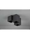 Plafoniera 3 Cubi GU10 Fernando Nero Opaco Trio Lighting