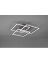 Plafoniera 3 Quadrati Orientabili Led Dimmer Mobile Nichel Trio Lighting