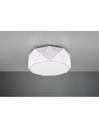 Plafoniera 3xE27 Zandor Bianco Ø40 cm Trio Lighting