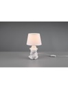 Lumetto Chita Ceramica Scimmietta &quot;Non Parlo&quot; Bianco Trio Lighting