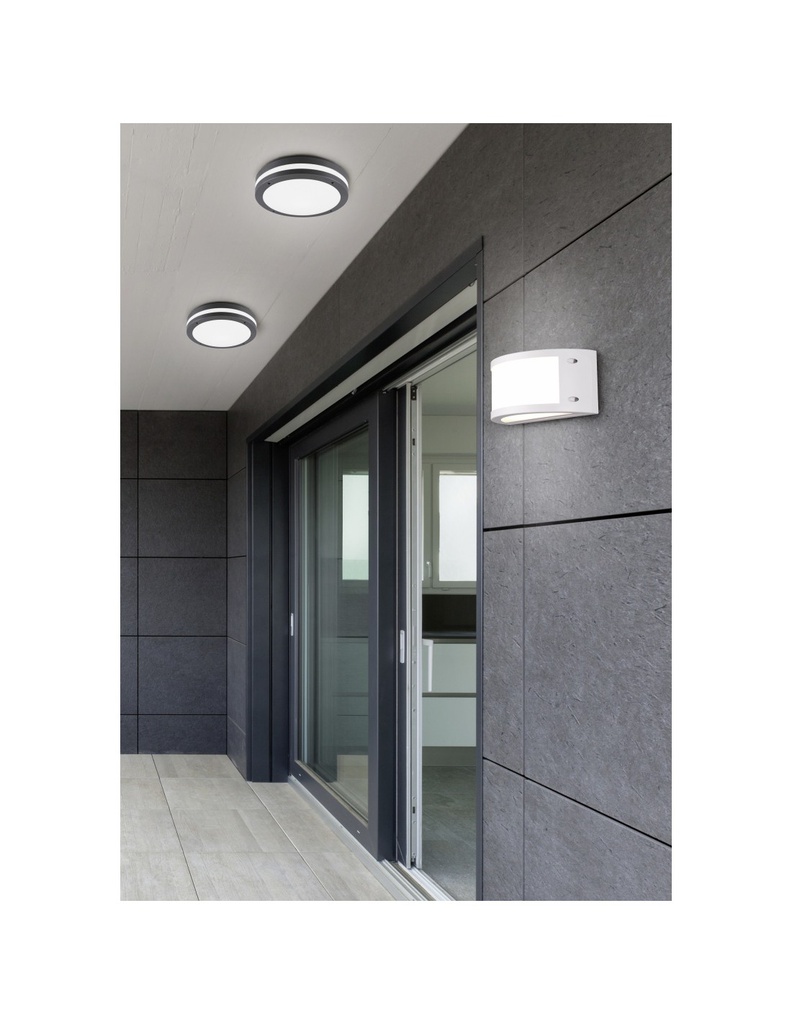 Plafoniera Da Esterno Kendal Led IP54 Antracite Ø30 cm Trio Lighting