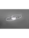 Plafoniera Galaxy Doppia Spirale Titanio Led 27w Dimmerabile Trio Lighting