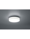 Plafoniera Led Dimmer Cambio Colore Paralume Tessuto Bianco Lugano Ø40 cm Trio Lighting