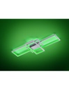 Plafoniera Led Thiago 3 Rettangoli L104 cm Nichel Trio Lighting