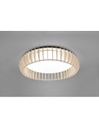Plafoniera Legno Naturale Led 38w Dimmer Monte Trio Lighting