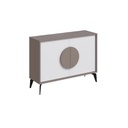 Madia Gora 110x35.6x82 cm Light Mocha con Ante Bianco