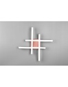 Plafoniera Moderna Design Hashtag Route Oro Rosa Led 4000k Trio Lighting