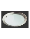 Plafoniera Primo 1xE27 60w Nichel Vetro Opale Ø30 cm Trio Lighting