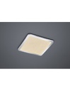 Plafoniera Quadrata Cesar Led Dimmerabile Cromo IP44 40x40 cm Trio Lighting