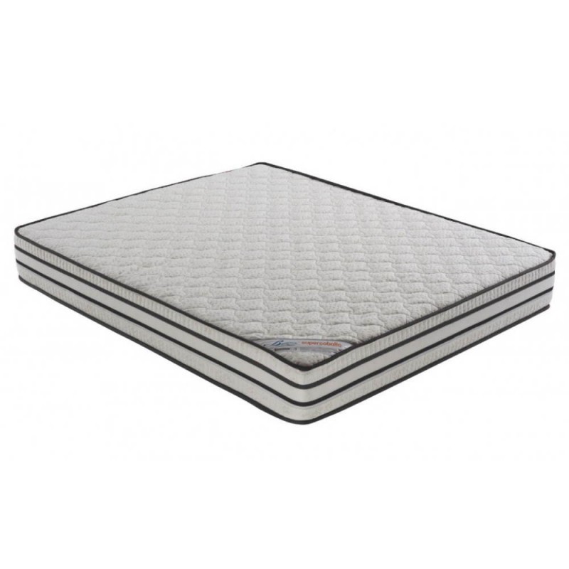Materasso matrimoniale in poliuretano e Memory Foam SUPERCOBALTO 160x190x h25 cm EFFEZ