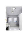 Plafoniera Rotonda Bagno Condus Cromo e Vetro Opale IP44 Trio Lighting