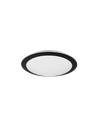 Plafoniera Rotonda Bagno Umberto Led 12w IP44 Nero Trio Lighting