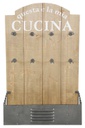 Mensola cucina ea-6572 cm. 46 x 18 h 71