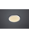 Plafoniera Rotonda Cesar Led Dimmerabile Cromo IP44 Ø40 cm Trio Lighting