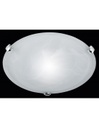 Plafoniera Rotonda Vetro Bianco Adrian Ø30 cm Trio Lighting