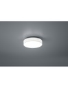 Plafoniera Soffitto Led Dimmer Cambio Colore Tessuto Bianco Lugano Ø30 cm Trio Lighting