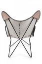 Poltrona Buffalo nera in pelle 68x70x93h cm