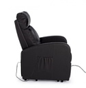 Poltrona Lift Alza-Persona in ecopelle nera