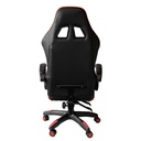 Poltrona Sedia Gaming Girevole Reclinabile da Ufficio Rossa 64x53x123-133 cm