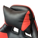 Poltrona Sedia Gaming Girevole Reclinabile da Ufficio Rossa 64x53x123-133 cm