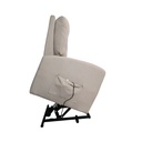 Poltrona alza persona Katia tessuto beige 1 motore
