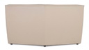 Poltrona angolo beige in legno stile design