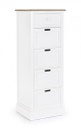 Mobile cassettiera 4 cassetti Dorotea bianco