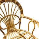 Poltrona rattan sole con cuscino cm 62 x 65 x h44-62-90