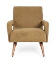 Poltrona vintage marrone-beige Berna Palm