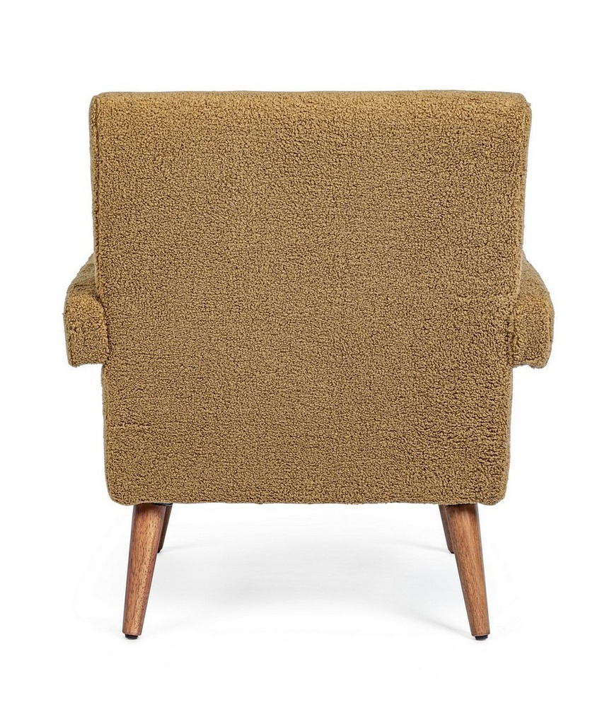 Poltrona vintage marrone-beige Berna Palm