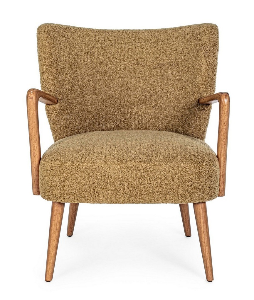 Poltrona vintage marrone-beige Moritz Palm